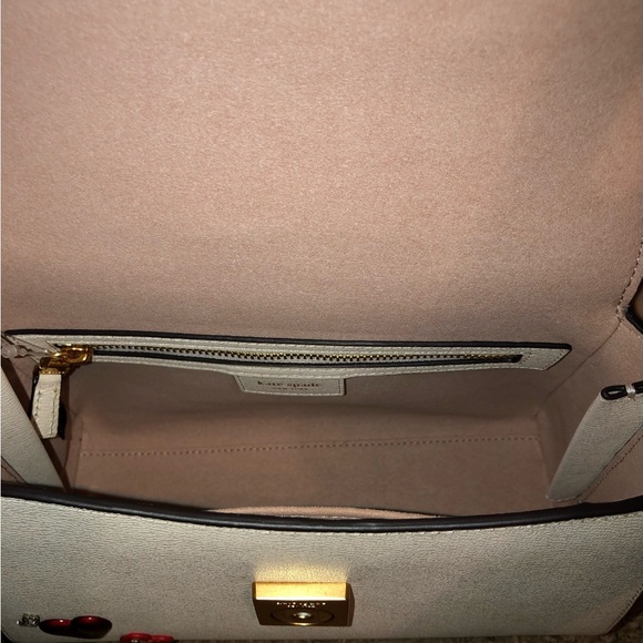 NWT-Kate Spade-Katy-Heart❤️Embellished-Small Top Handle Bag-Dust Bag-$398 - Picture 8 of 16